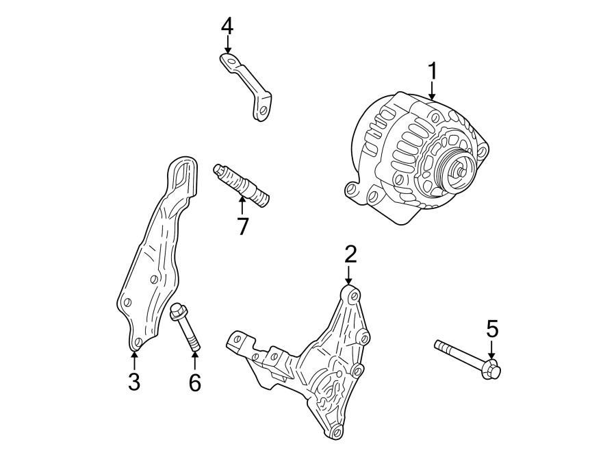 Diagram ALTERNATOR. for your 2013 Chevrolet Camaro SS Convertible  