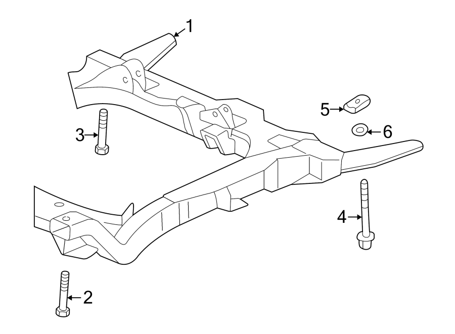 Diagram FRONT SUSPENSION. SUSPENSION MOUNTING. for your 2019 GMC Sierra 2500 HD  Denali Crew Cab Pickup Fleetside 