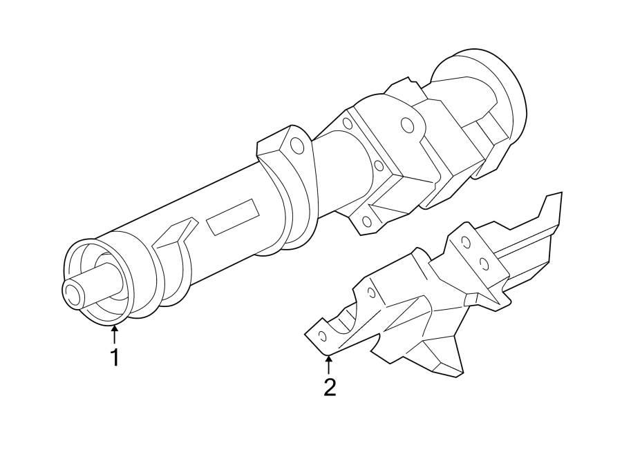 Diagram STEERING COLUMN ASSEMBLY. for your 2023 Chevrolet Corvette   