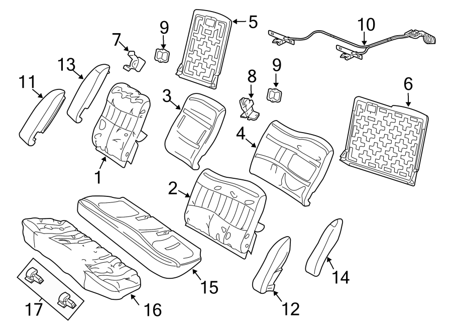 8SEATS & TRACKS. REAR SEAT COMPONENTS.https://images.simplepart.com/images/parts/motor/fullsize/FQ99560.png