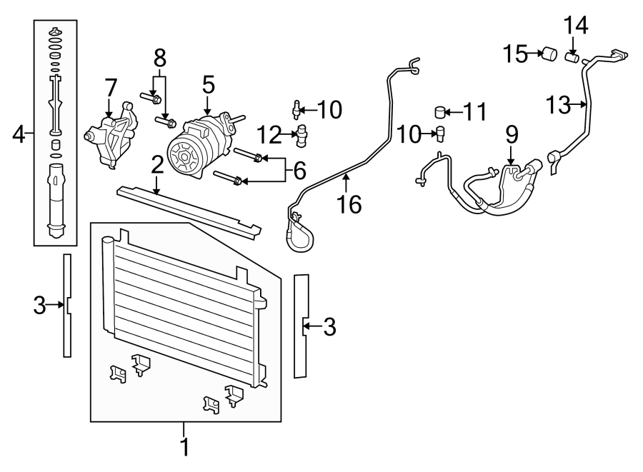 5AIR CONDITIONER & HEATER. COMPRESSOR & LINES. CONDENSER.https://images.simplepart.com/images/parts/motor/fullsize/FR08085.png