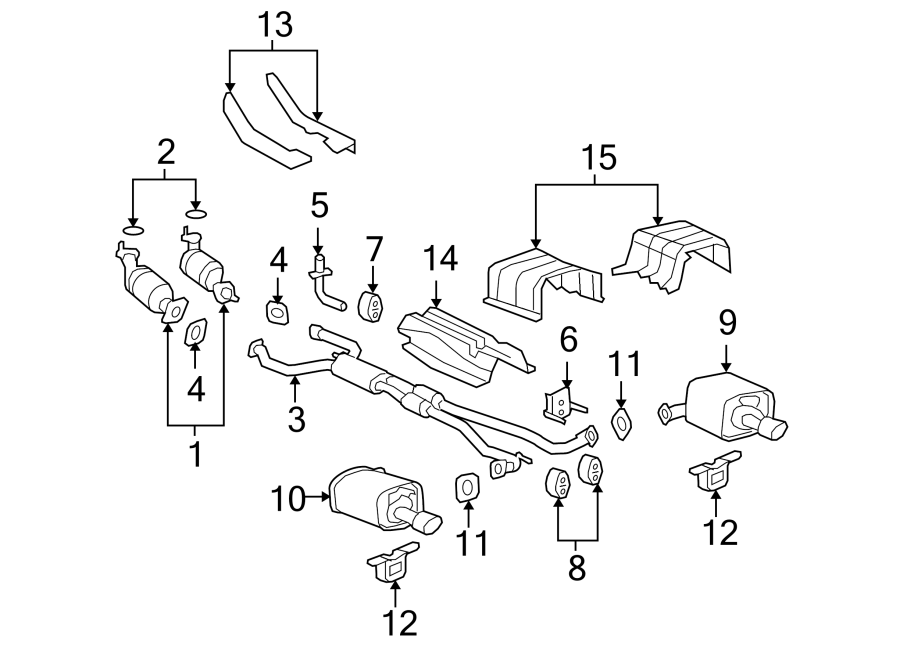 2EXHAUST SYSTEM. EXHAUST COMPONENTS.https://images.simplepart.com/images/parts/motor/fullsize/FR08265.png