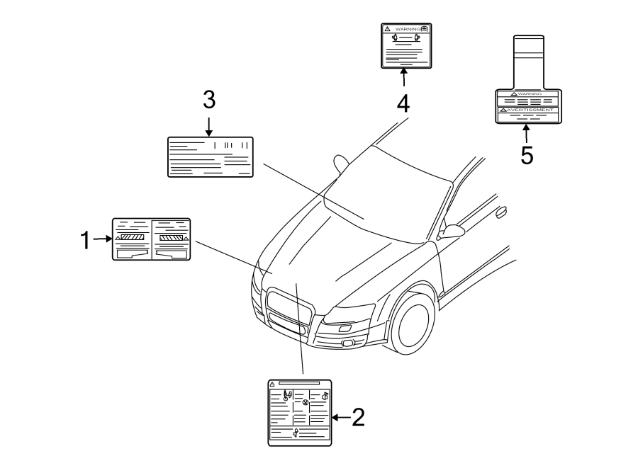 Diagram INFORMATION LABELS. for your 1999 Chevrolet Silverado   