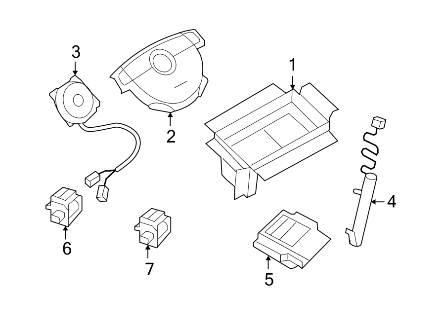 5RESTRAINT SYSTEMS. AIR BAG COMPONENTS.https://images.simplepart.com/images/parts/motor/fullsize/FS09305.png