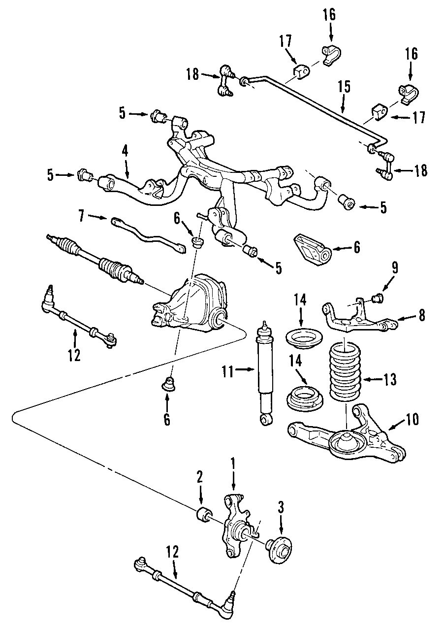 Diagram REAR SUSPENSION. LOWER CONTROL ARM. STABILIZER BAR. SUSPENSION COMPONENTS. UPPER CONTROL ARM. for your 2020 Ford F-150 3.0L Power-Stroke V6 DIESEL A/T 4WD Platinum Crew Cab Pickup Fleetside 