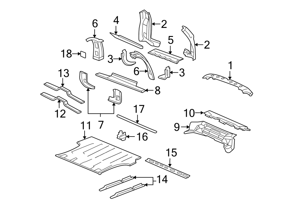 14REAR BODY & FLOOR.https://images.simplepart.com/images/parts/motor/fullsize/GA00045.png