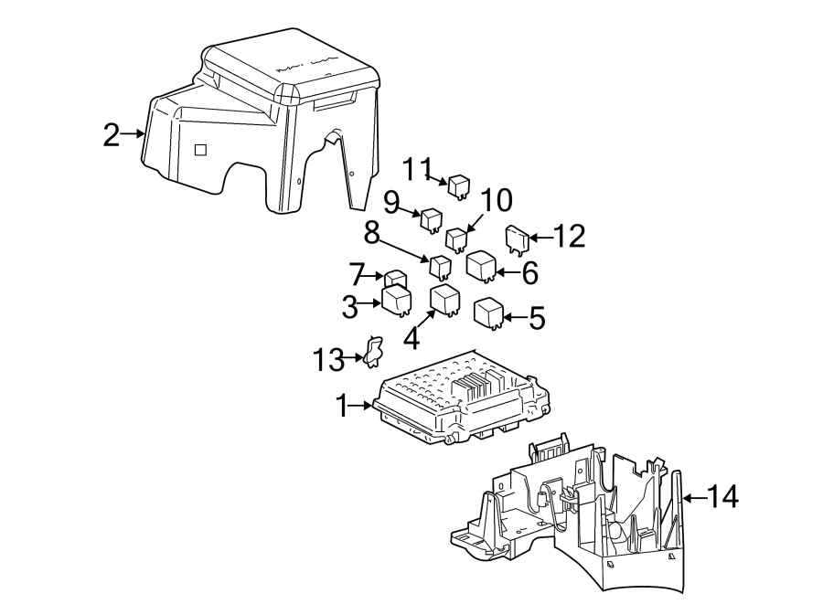 Diagram ELECTRICAL COMPONENTS. for your Buick Regal TourX  