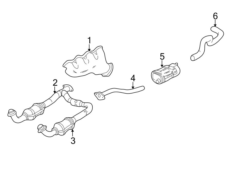 2Exhaust system. Exhaust components. Manifold.https://images.simplepart.com/images/parts/motor/fullsize/GA00310.png