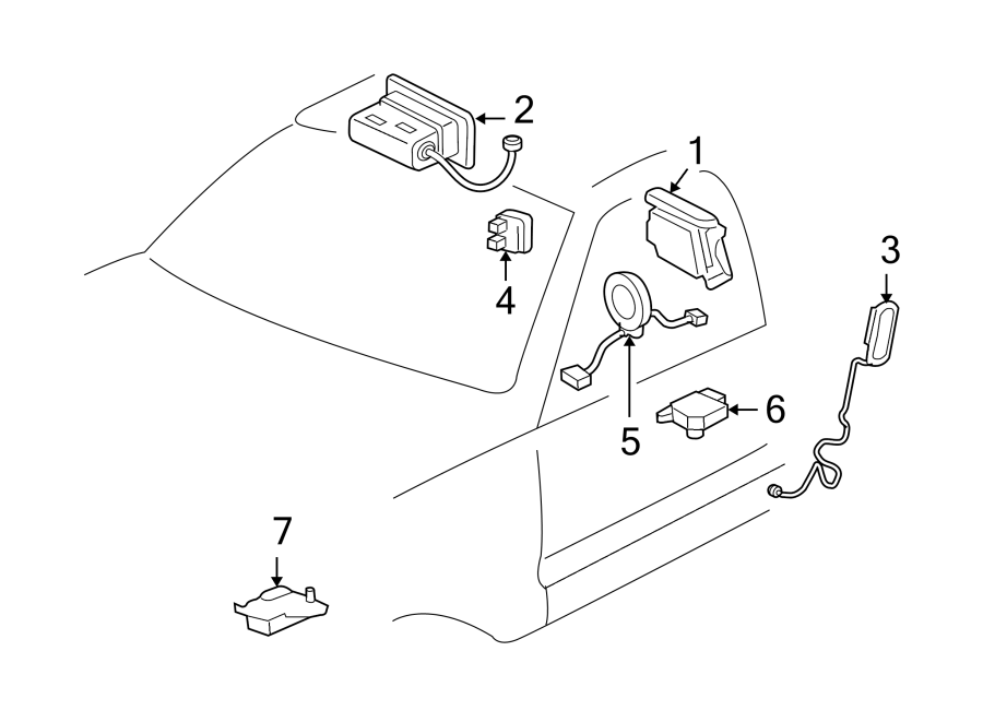 6RESTRAINT SYSTEMS. AIR BAG COMPONENTS.https://images.simplepart.com/images/parts/motor/fullsize/GA00580.png