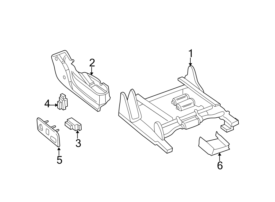 SEATS & TRACKS. TRACKS & COMPONENTS. Diagram