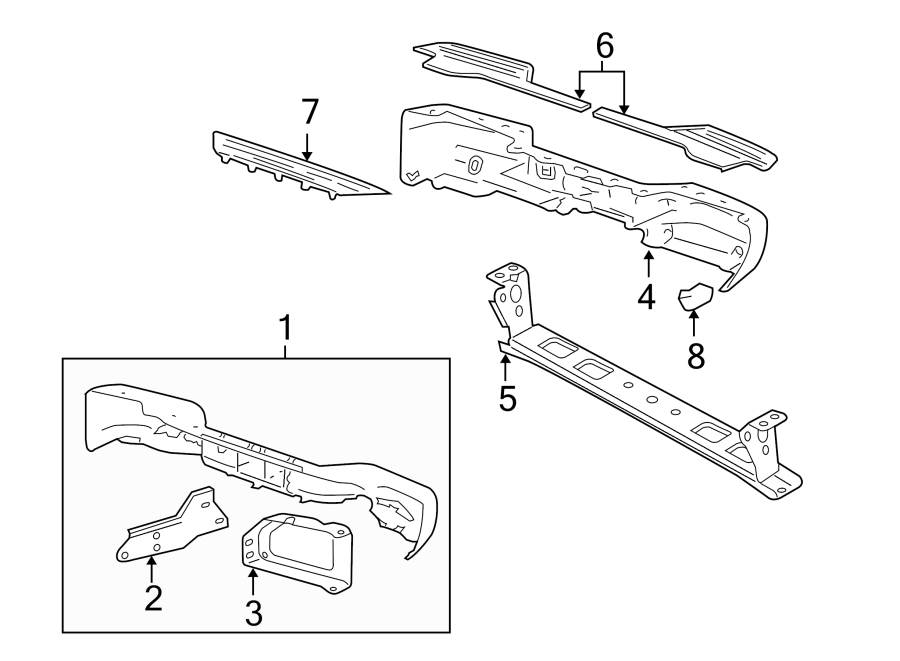 4REAR BUMPER. BUMPER & COMPONENTS.https://images.simplepart.com/images/parts/motor/fullsize/GA00943.png