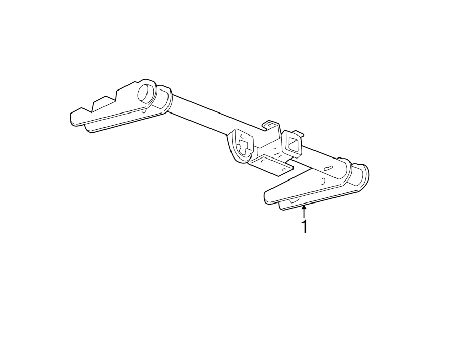 Diagram REAR BUMPER. TRAILER HITCH COMPONENTS. for your 2012 Chevrolet Avalanche   