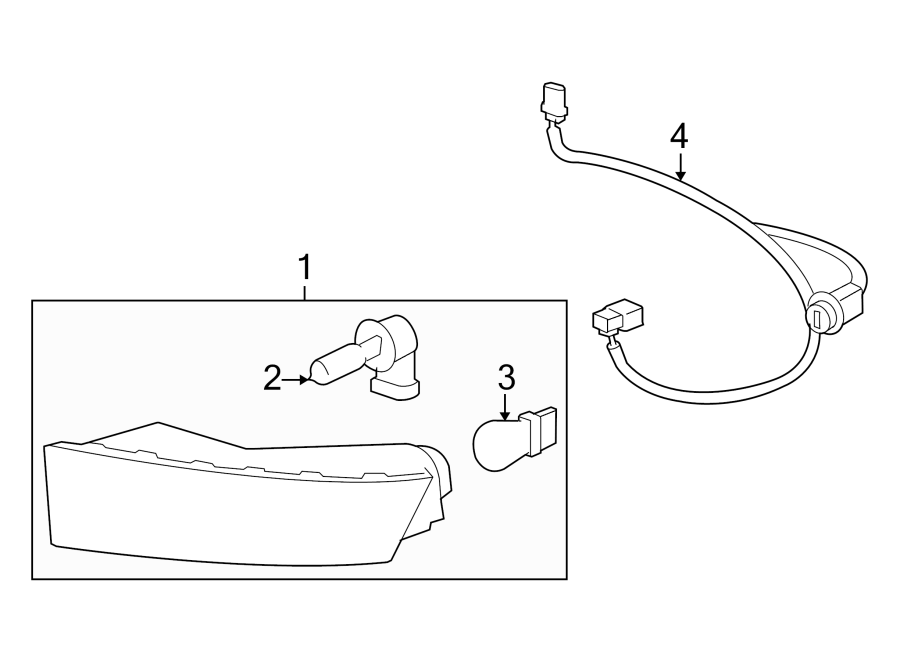 Diagram FRONT LAMPS. FOG & SIGNAL LAMPS. for your 2011 Chevrolet Express 2500   