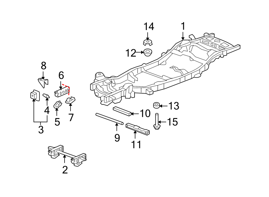 Diagram FRAME & COMPONENTS. for your Buick