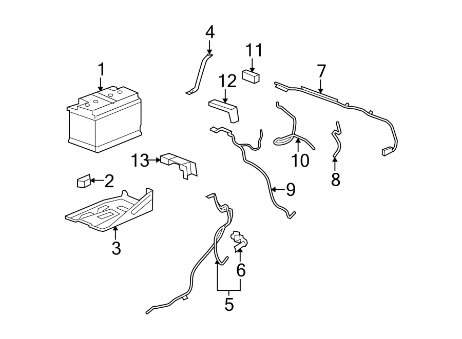 Diagram Battery. for your 2016 Chevrolet Tahoe    