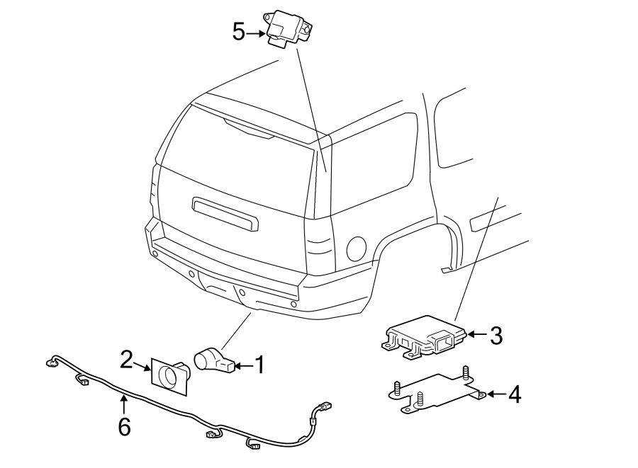 Diagram ELECTRICAL COMPONENTS. for your Pontiac