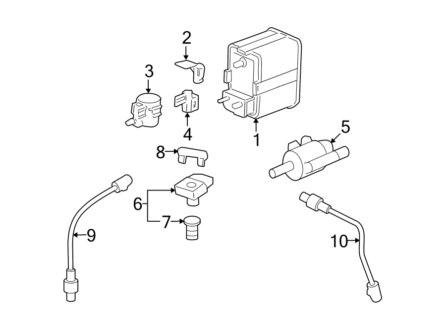 EMISSION SYSTEM. EMISSION COMPONENTS. Diagram