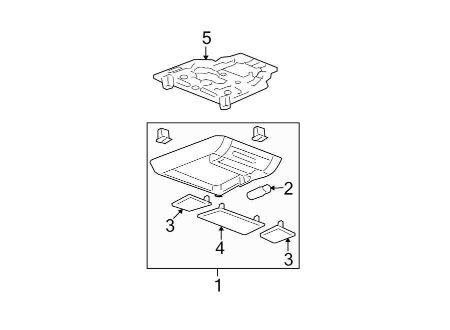 OVERHEAD CONSOLE.