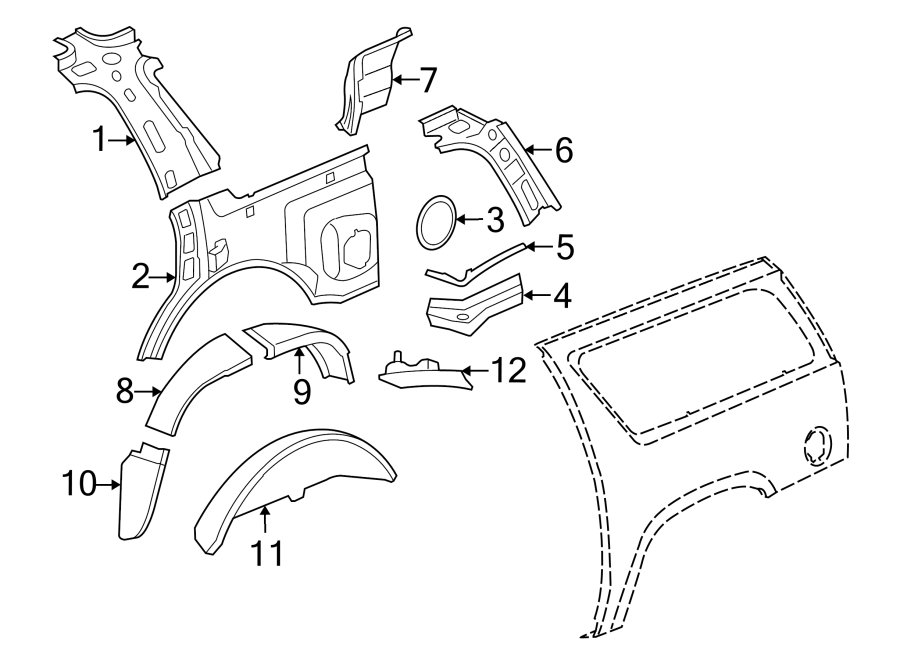 8QUARTER PANEL. INNER COMPONENTS.https://images.simplepart.com/images/parts/motor/fullsize/GA07840.png