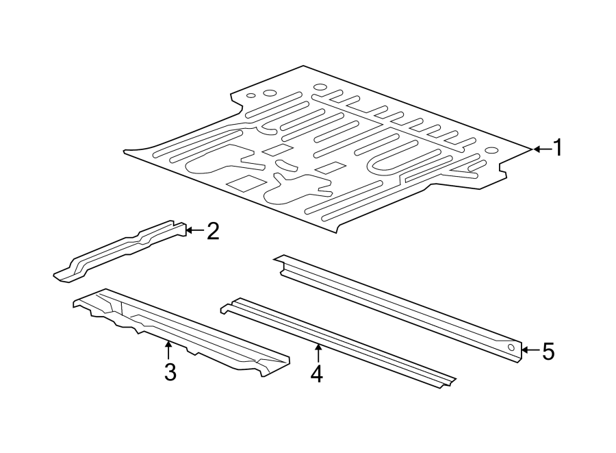 REAR BODY. FLOOR & RAILS.