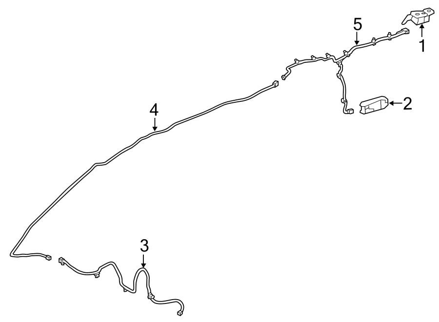 Diagram ANTENNA. for your 2020 Chevrolet Spark 1.4L Ecotec CVT LT Hatchback 