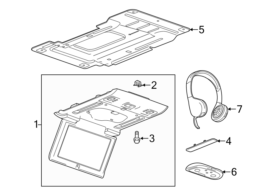 Diagram ENTERTAINMENT SYSTEM COMPONENTS. for your 2019 Cadillac ATS Base Coupe 2.0L Ecotec A/T RWD 