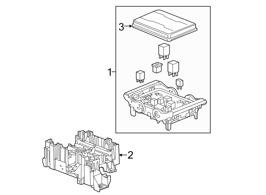 Diagram FUSE & RELAY. for your 2008 Chevrolet Suburban 2500   