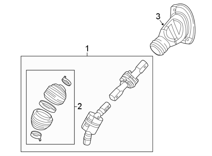 STEERING COLUMN. LOWER COMPONENTS. Diagram