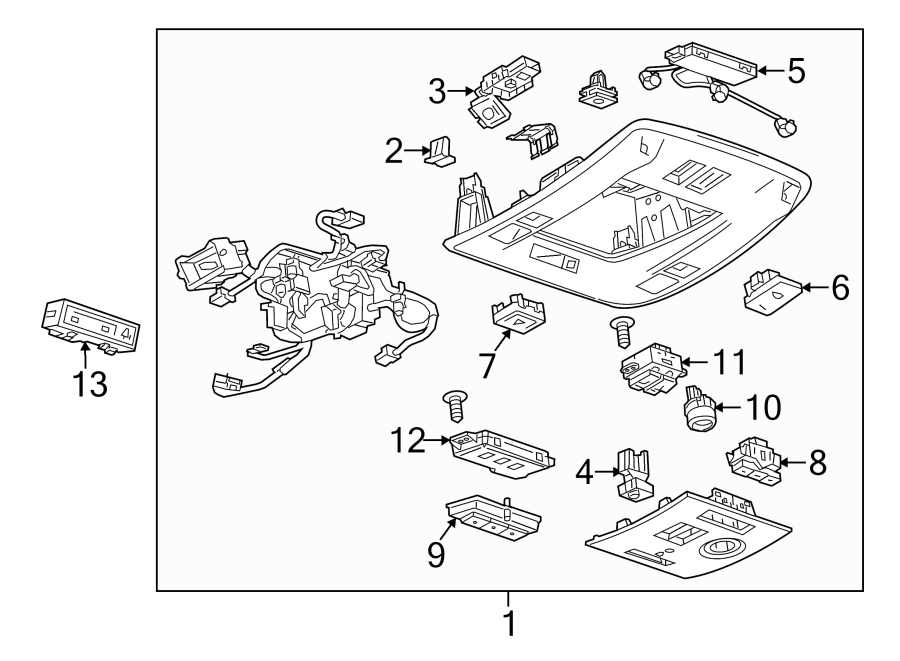 OVERHEAD CONSOLE.