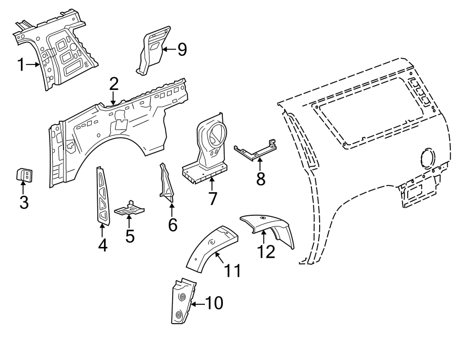 3QUARTER PANEL. INNER COMPONENTS.https://images.simplepart.com/images/parts/motor/fullsize/GA15825.png