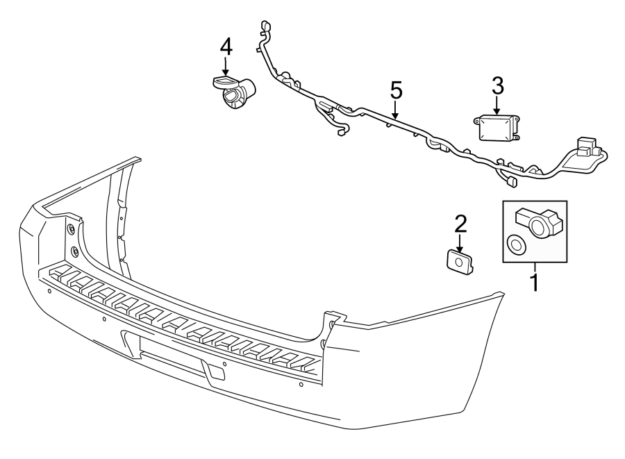 Diagram REAR BUMPER. BUMPER & COMPONENTS. for your 2001 Buick Century   