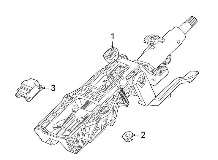 1Steering column assembly.https://images.simplepart.com/images/parts/motor/fullsize/GA21342.png