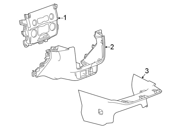 1Instrument panel components.https://images.simplepart.com/images/parts/motor/fullsize/GA21382.png