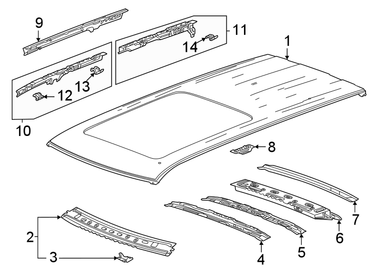 12Roof & components.https://images.simplepart.com/images/parts/motor/fullsize/GA21540.png