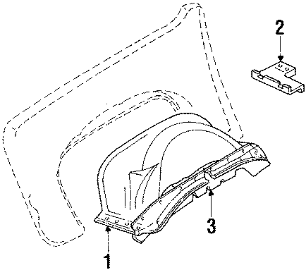 FENDER. INNER COMPONENTS.