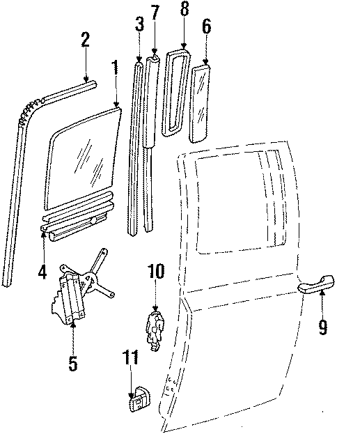 3REAR DOOR. GLASS & HARDWARE.https://images.simplepart.com/images/parts/motor/fullsize/GA85201.png