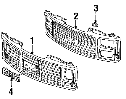 GRILLE & COMPONENTS.