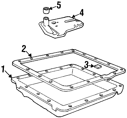 Diagram TRANSMISSION COMPONENTS. for your 2013 Chevrolet Tahoe  SSV Sport Utility  