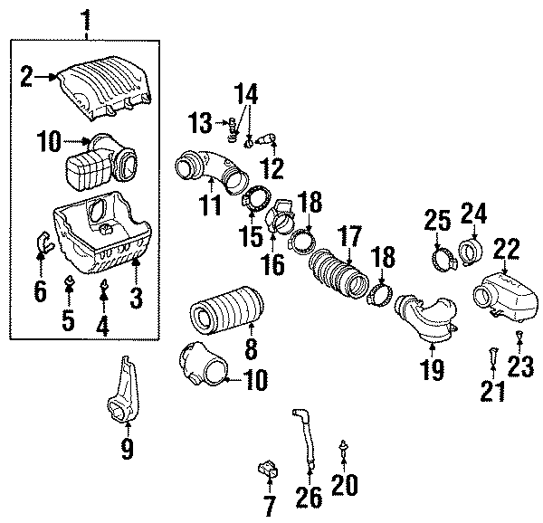 AIR INTAKE. Diagram