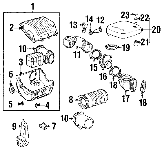 AIR INTAKE. Diagram