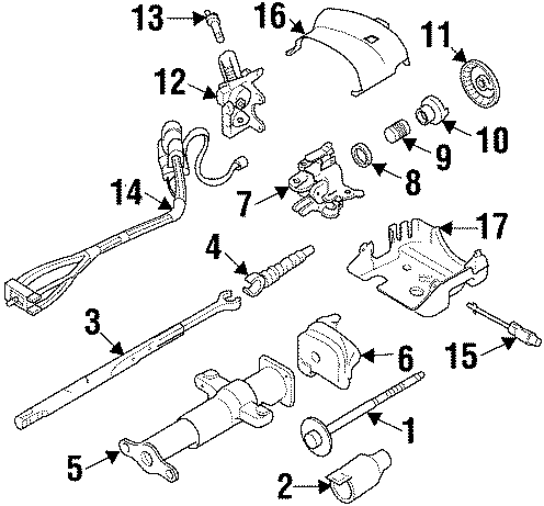 13STEERING COLUMN ASSEMBLY.https://images.simplepart.com/images/parts/motor/fullsize/GA92410.png