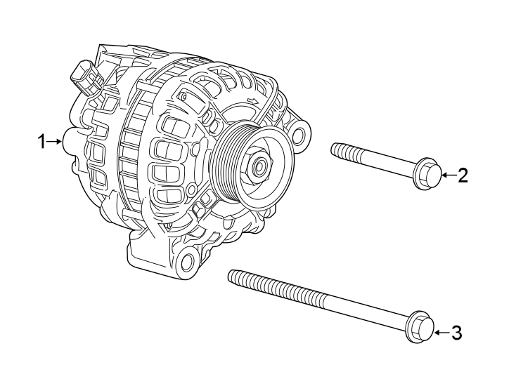 Diagram ALTERNATOR. for your 2012 GMC Sierra 2500 HD 6.0L Vortec V8 FLEX A/T RWD SLE Extended Cab Pickup Fleetside 