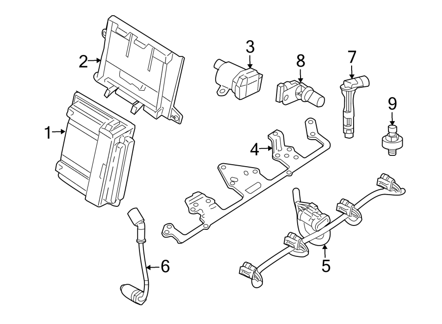 Diagram Ignition system. for your 2022 Chevrolet Spark 1.4L Ecotec CVT LT Hatchback 