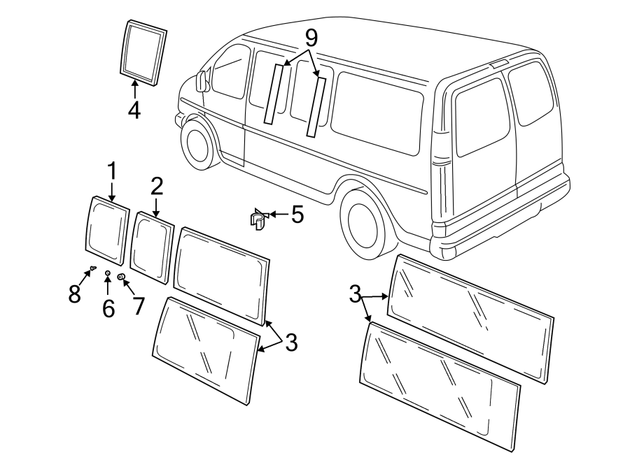 Diagram Body side panels. for your 2022 Chevrolet Camaro 6.2L V8 A/T SS Coupe 