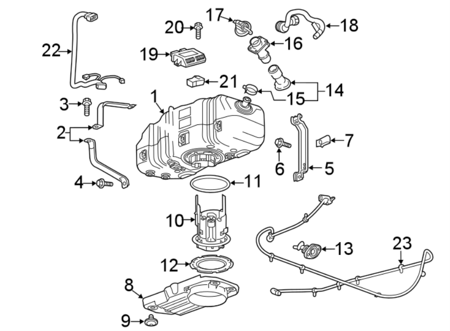 13Emission system. Emission components.https://images.simplepart.com/images/parts/motor/fullsize/GB03845.png