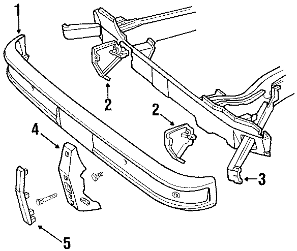 FRONT BUMPER. BUMPER & COMPONENTS.