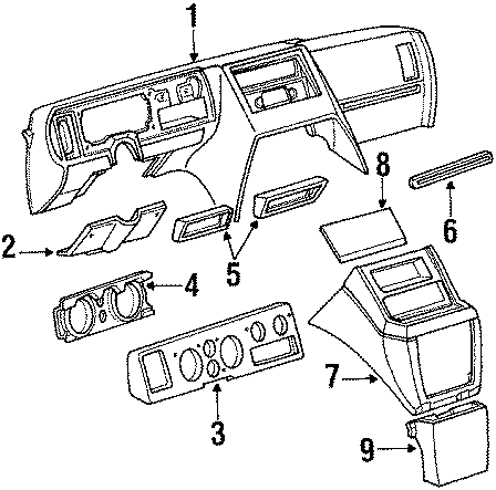 INSTRUMENT PANEL.