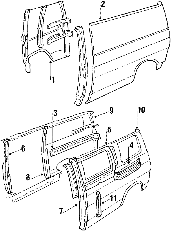 SIDE PANEL & COMPONENTS.