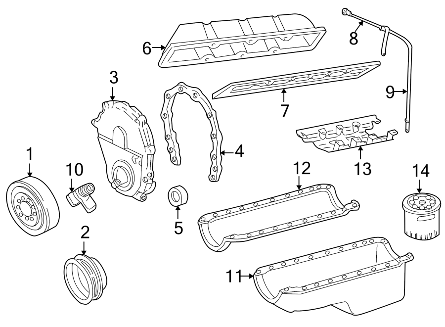 Diagram Engine & TRANS mounting. Engine parts. for your 2005 Chevrolet Suburban 1500   