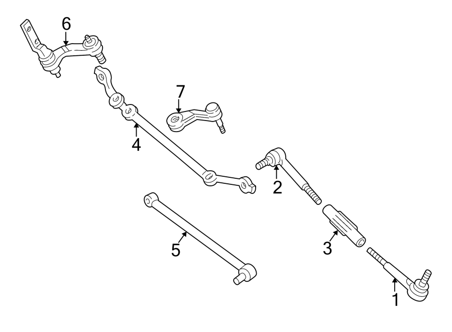 STEERING GEAR & LINKAGE. STEERING LINKAGE.